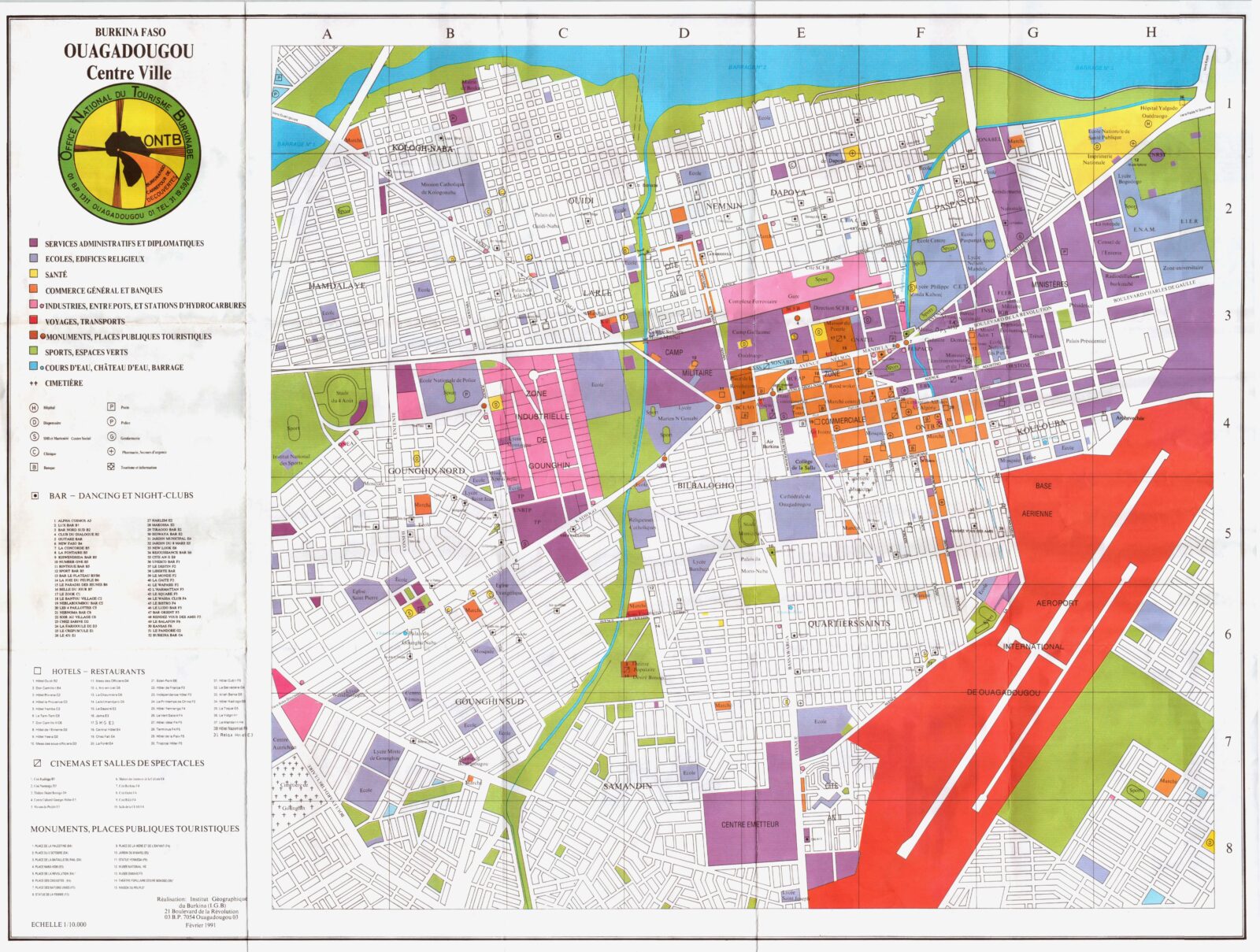 Carte De Ouagadougou