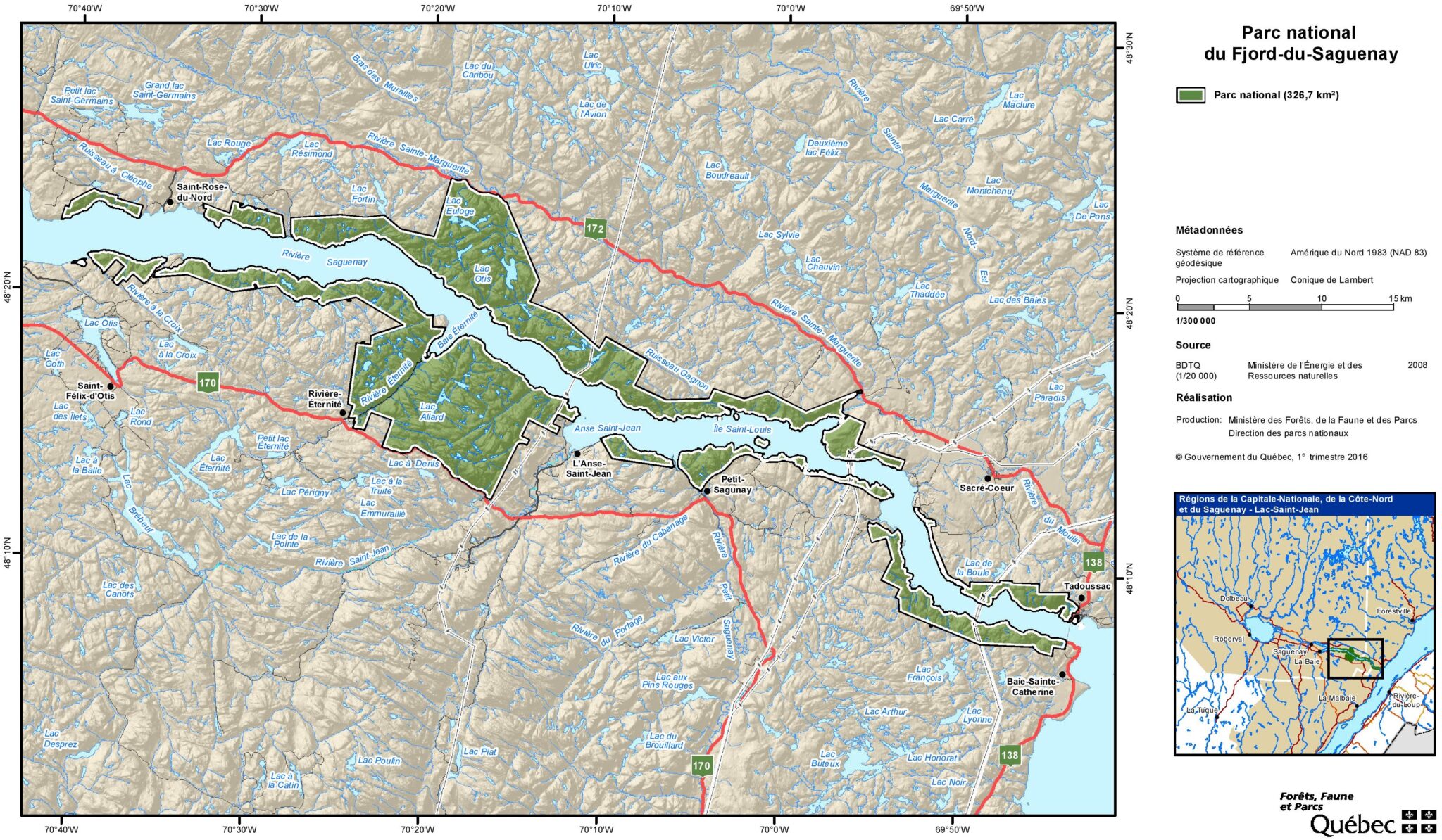 G Ographie Du Saguenaylac Saint Jean