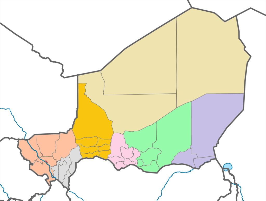 Carte Vierge Du Niger