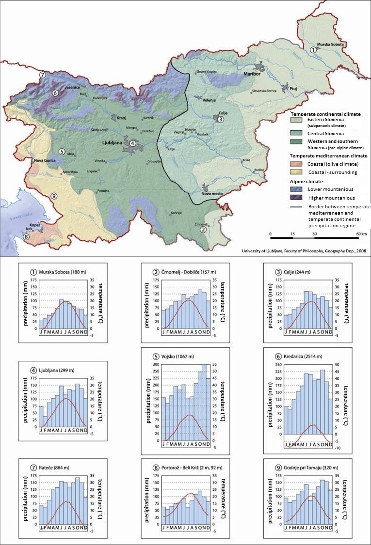 Carte Climatique De La Slov Nie