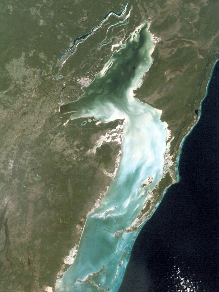 Carte De La Baie De Chetumal