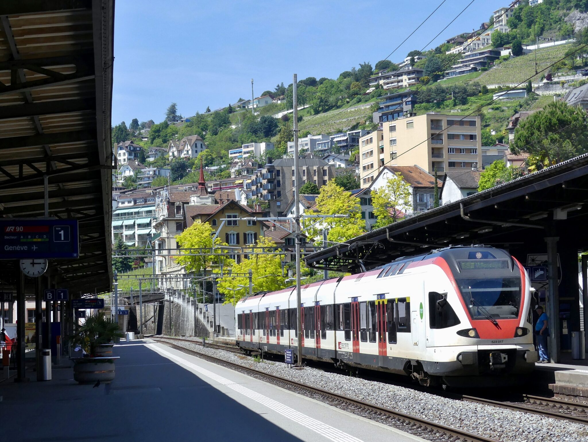 Carte du réseau ferroviaire suisse