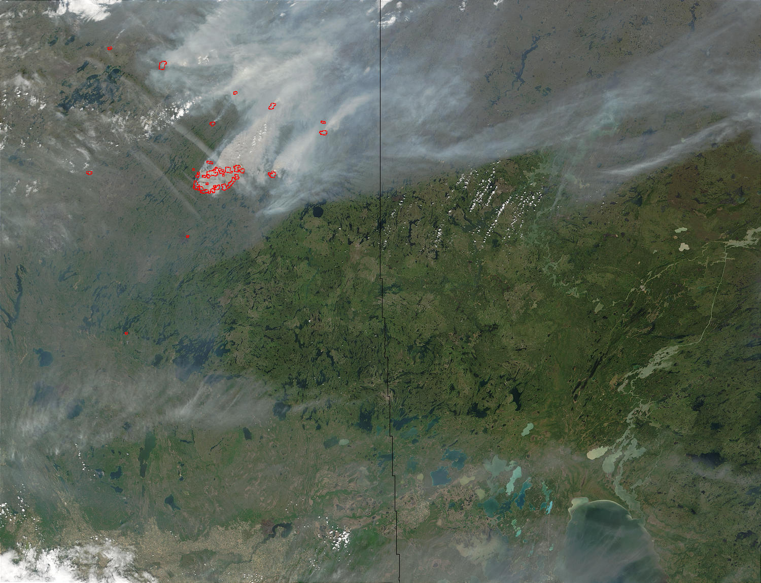 Fires In Canada S Prairie Provinces Full Size Gifex