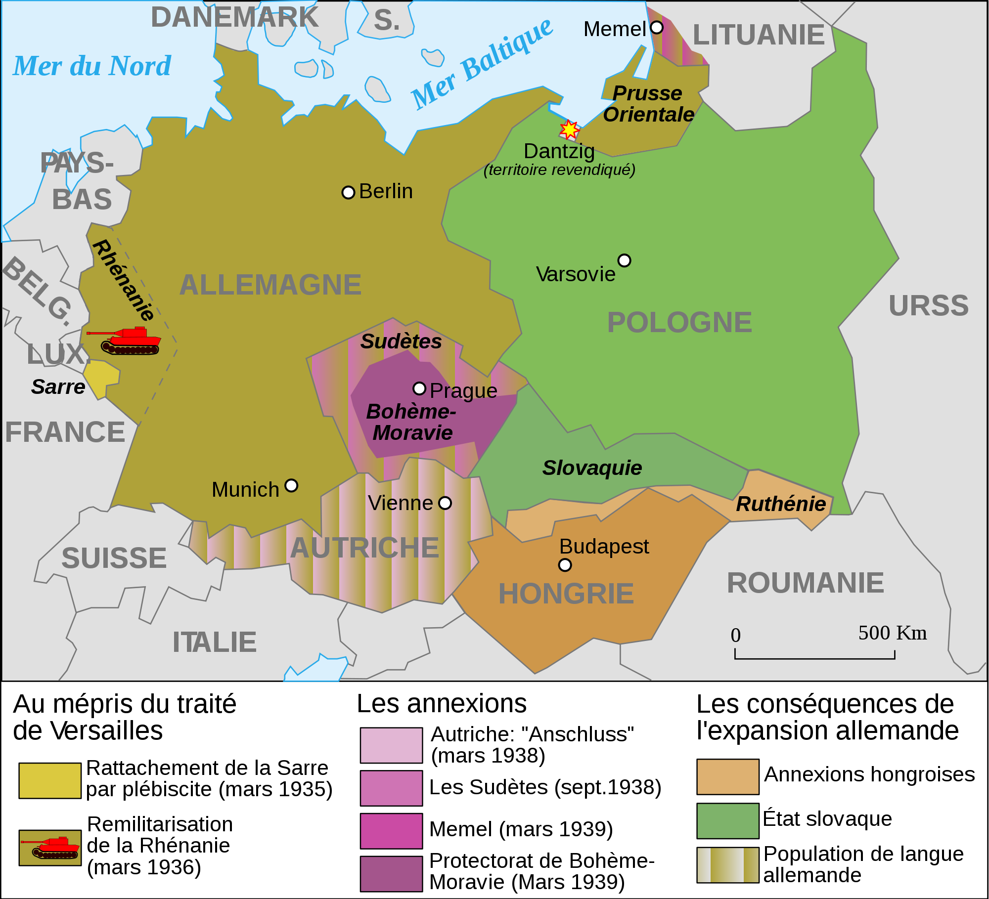 Alemania Nazi O Tercer Reich 1935-1939 - Tamaño Completo