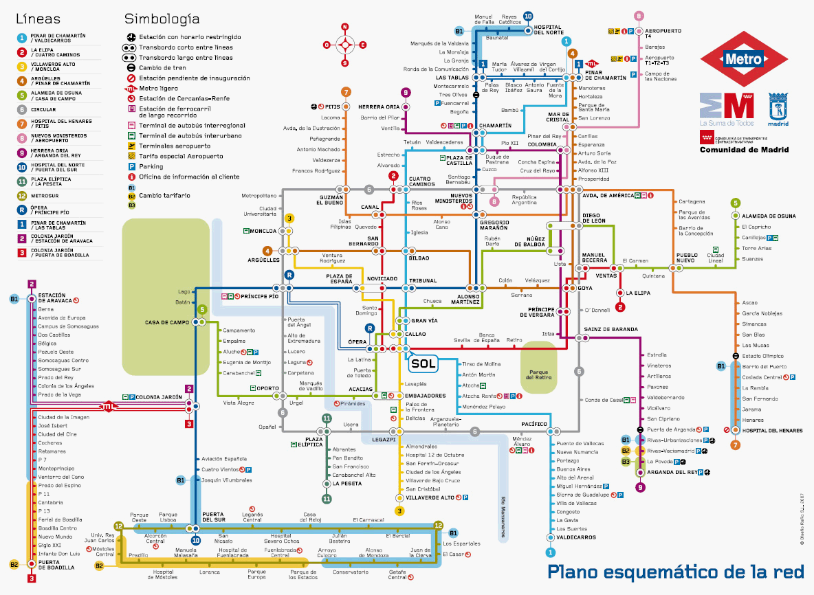 Metro de Madrid 2007 - Tamaño completo