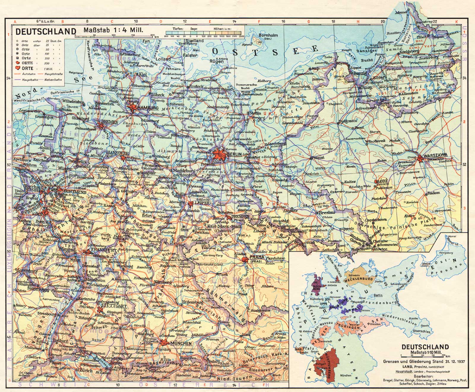 Germany in 1937 - Full size