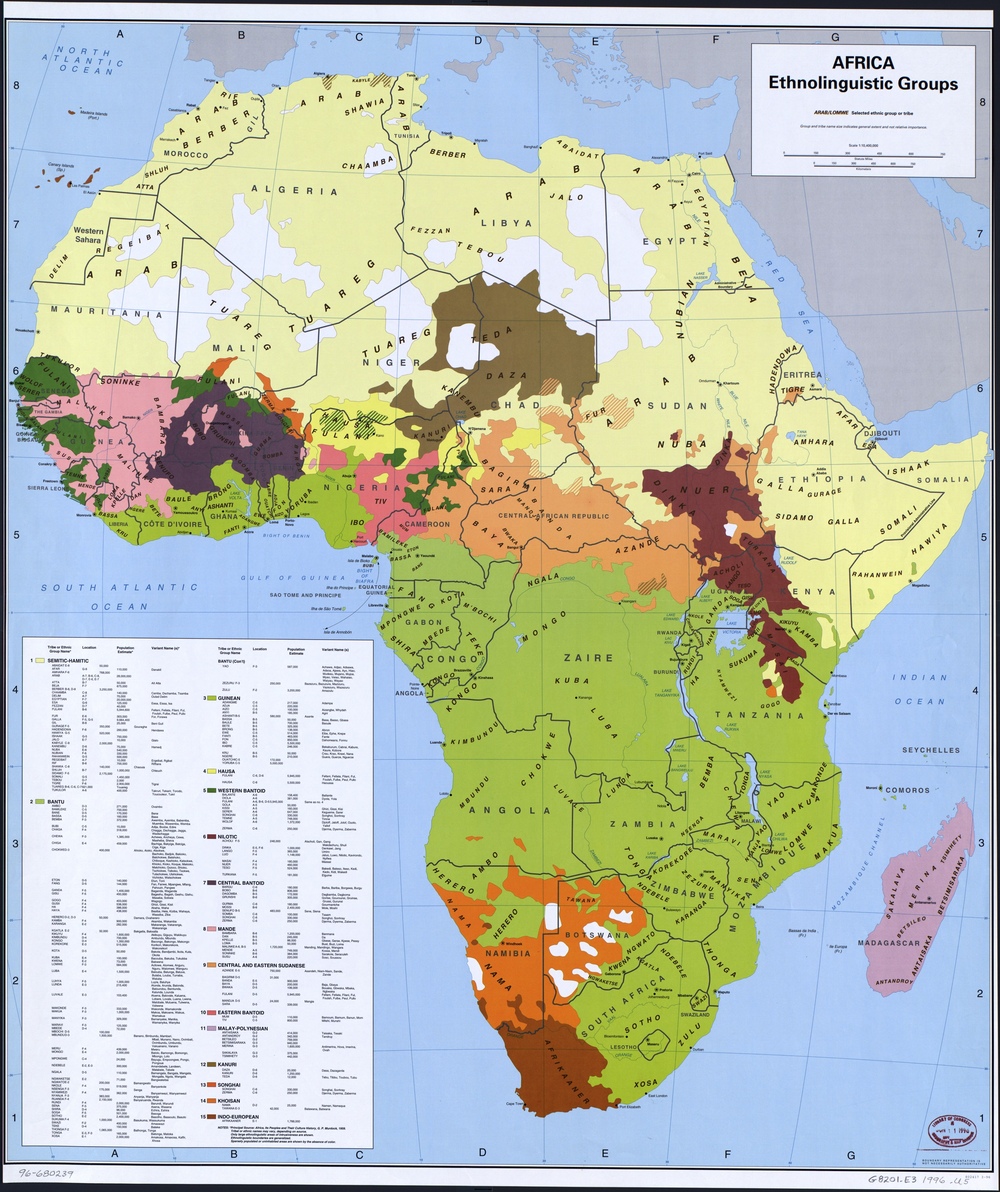 Africa Ethnic Groups Full Size Gifex