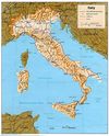 Italy Italy Physical Map 1996 Gifex