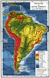 South America Physical Map Gifex