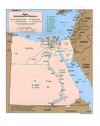 Divisiones Administrativas De Egipto Egipto Gifex