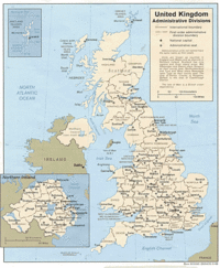 United Kingdom Northern Ireland Political Map 1987 Gifex