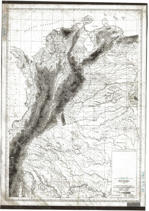 Physical Political Map Of Colombia Gifex