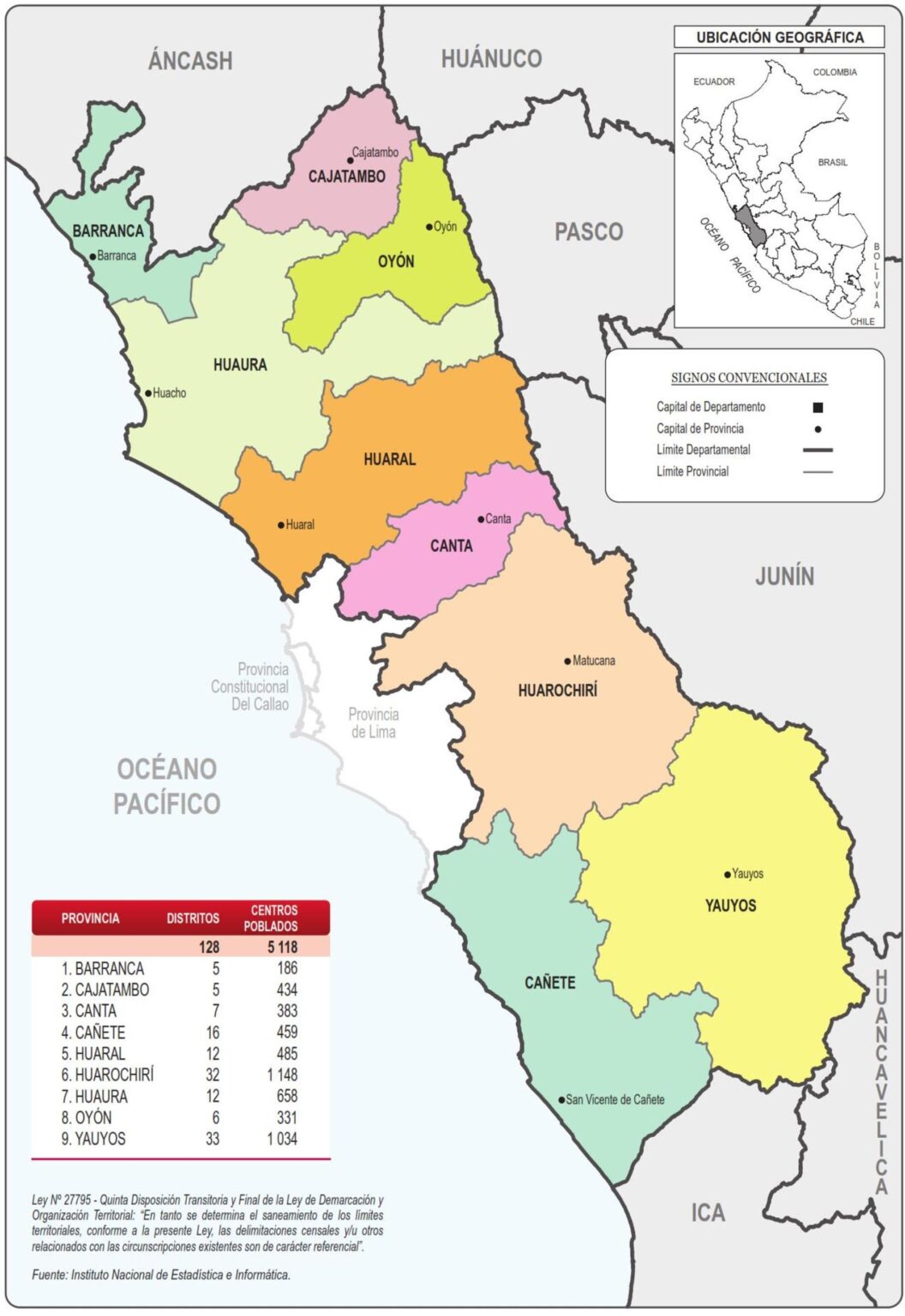 Cu Les Son Las Provincias Del Departamento De Lima Galer A De Mapas