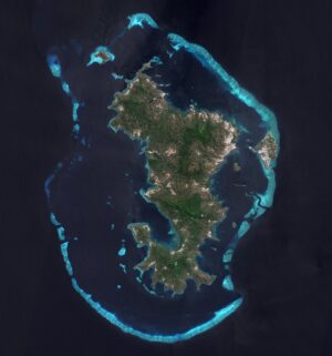 Image satellite de Mayotte