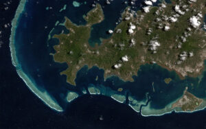 Côte corallienne de l’île de Grande-Terre à Mayotte