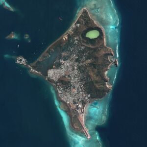 Île Petite-Terre à Mayotte, vue de l’espace