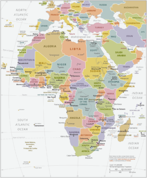 Carte de l’Afrique