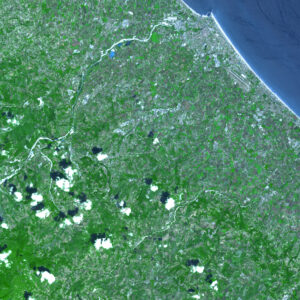 Image satellite de Saint-Marin
