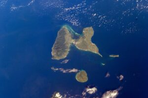 Image satellite de la Guadeloupe