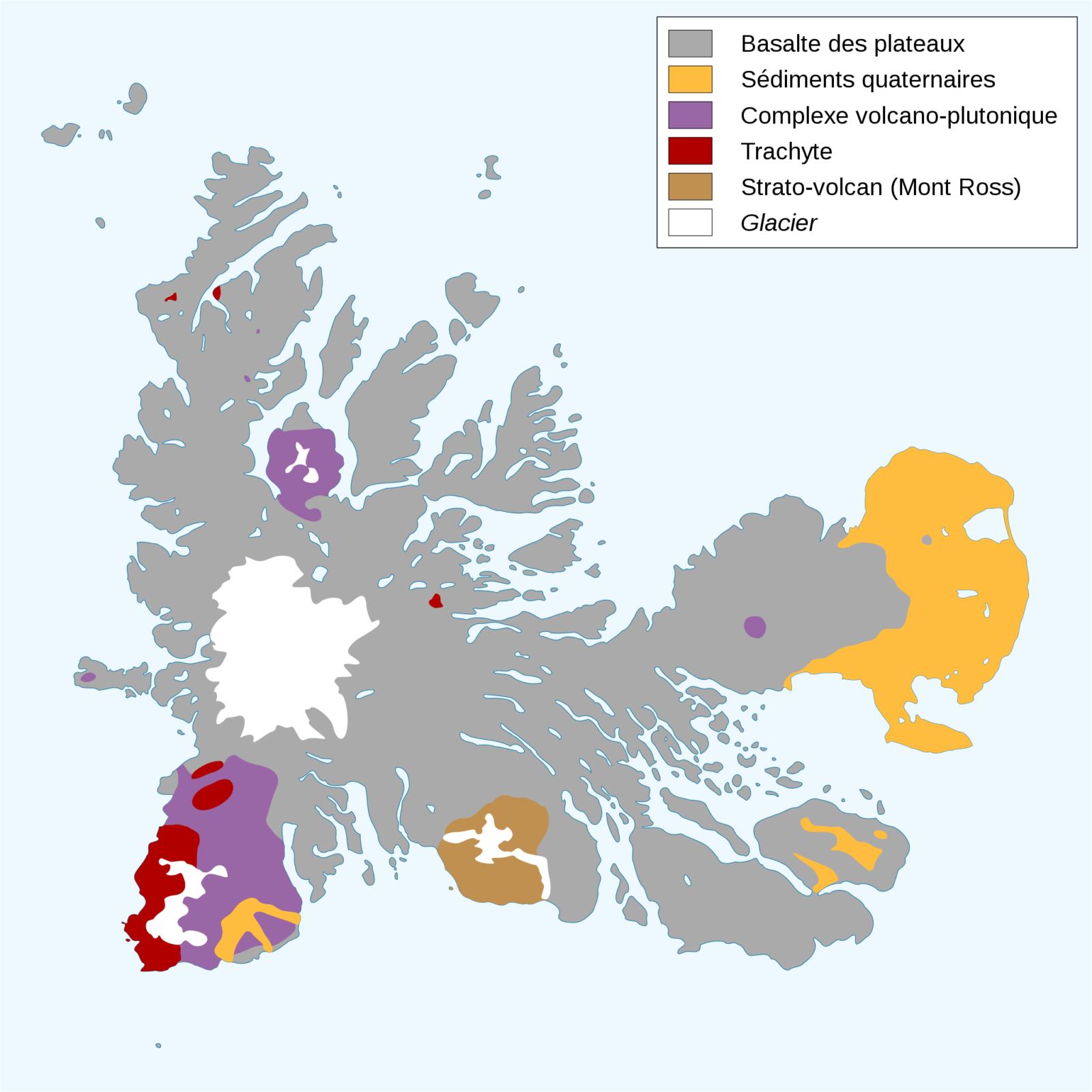 Carte Des Les Kerguelen   Carte Geologique Simplifiee Des Iles Kerguelen 2008 1600x1600 