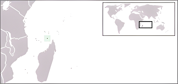 Carte de localisation des Îles Glorieuses.