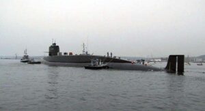 Le sous-marin nucléaire lanceur d'engins (SNLE) Le Redoutable.