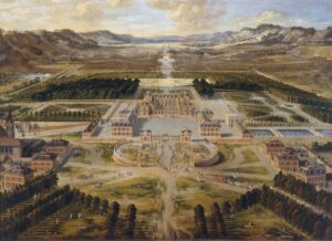 Le château de Versailles vers 1668.
