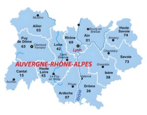 Quels sont les départements d’Auvergne-Rhône-Alpes ?