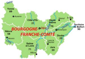 Quels sont les départements de Bourgogne-Franche-Comté ?
