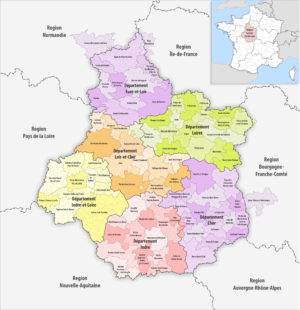 Principales villes et communes de Centre-Val de Loire