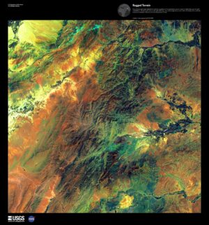 Image satellite de l’est de l’Afghanistan