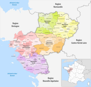 Principales villes et communes des Pays de la Loire