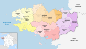 Quels sont les arrondissements de Bretagne ?