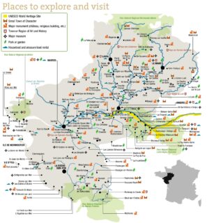 Carte touristique des Pays de la Loire