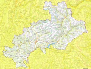 Carte des Hautes-Alpes