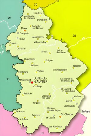 Carte du Jura