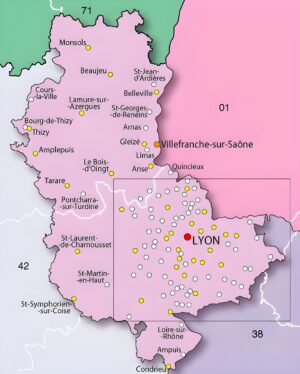Carte du Rhône
