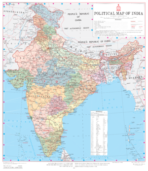 Carte de l’Inde