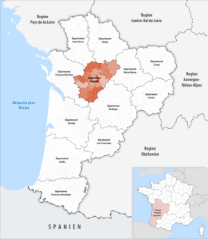 Où se trouve le département de la Charente?