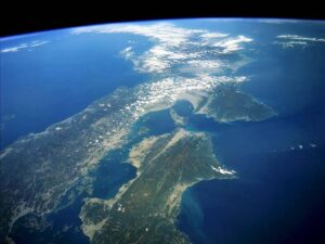 Sud de l’île de Honshū et de l’île de Shikoku au Japon