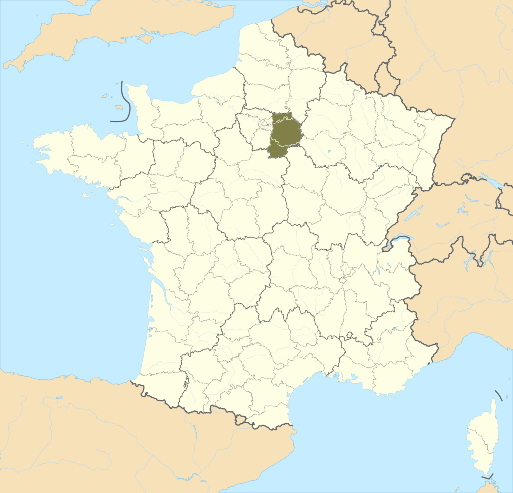 Carte de localisation de Seine-et-Marne en France.