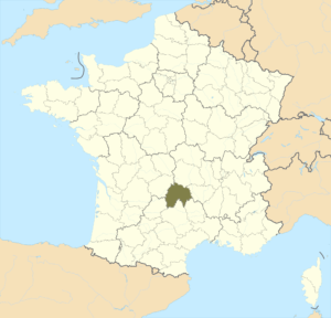 Où se trouve le département du Cantal ?