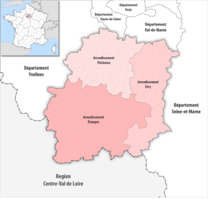 Les arrondissements du département de l’Essonne