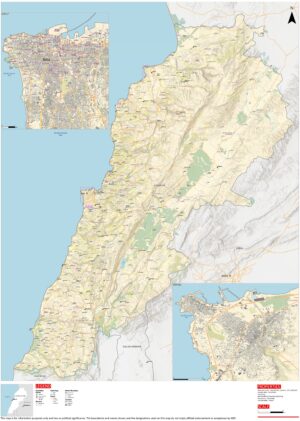 Carte du Liban