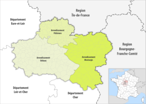 Les arrondissements du département du Loiret