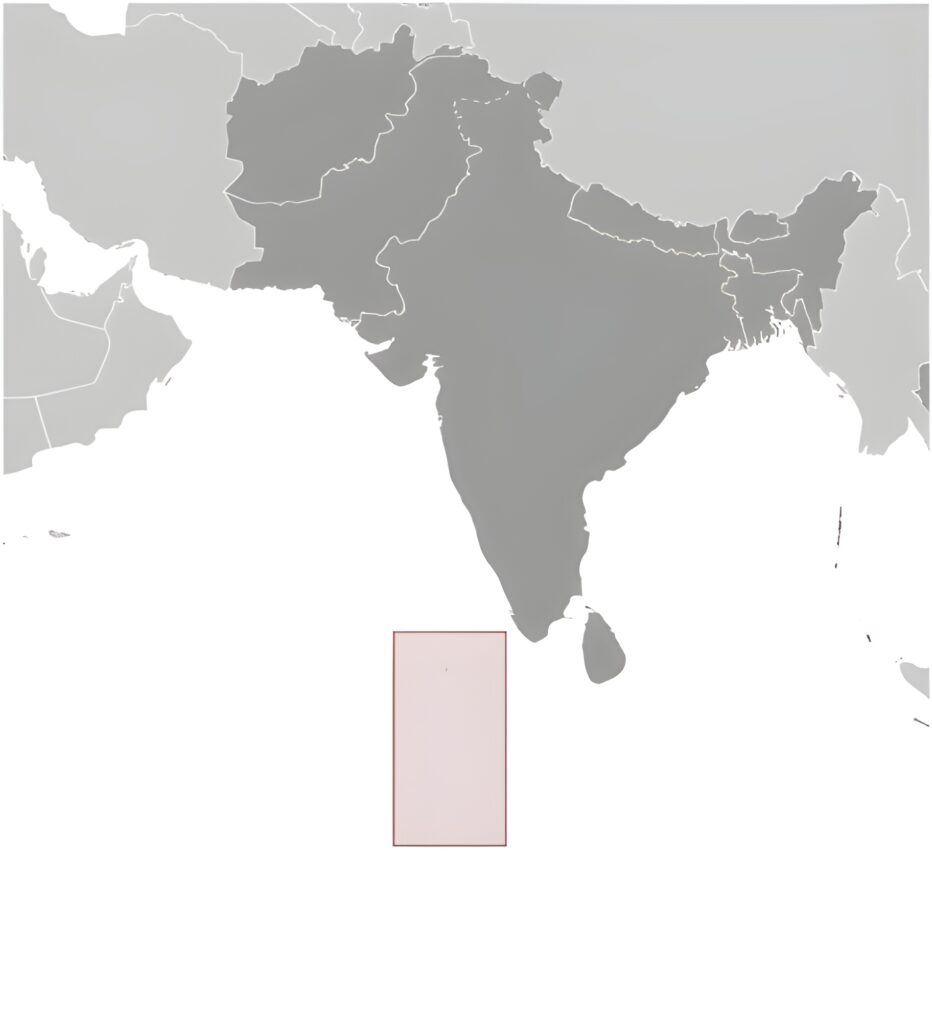 Carte de localisation des Maldives