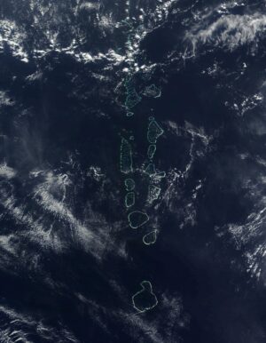 Les Maldives à l’exception de l’atoll d’Addu
