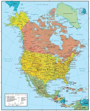 Quels sont les pays d’Amérique du Nord ?