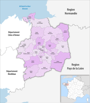Cantons du département d’Ille-et-Vilaine
