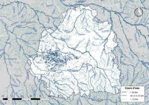 Carte hydrographique de l’Indre